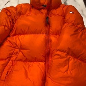 tommy hilfiger jacket orange